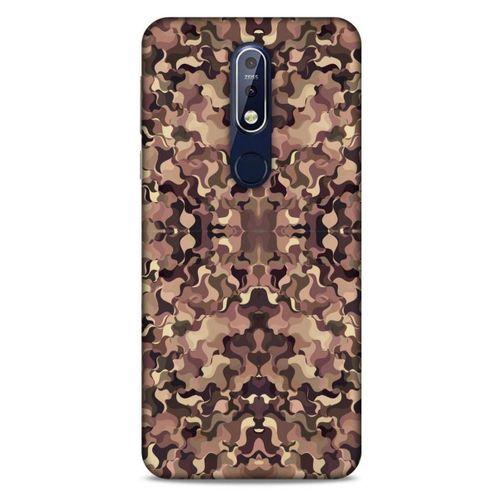 Kamuflaj 37 Nokia 7.1 Kılıf Silikon Kapak