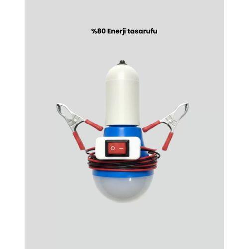 Araç Akü Bağlantılı 12v Led Ampul Pratik Işık Çözümü