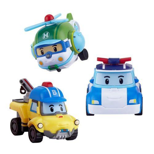 POLI-ZR-912 Robocar Poli Gogo City Seri Poli Burky Helly Oyun Seti