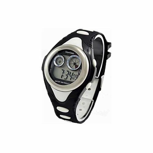 Siyah Beyaz Taraftar Dijital Çocuk Saati