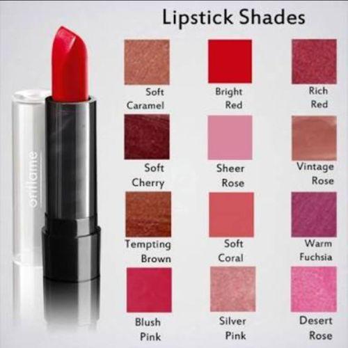 ORIFLAME PURE COLOUR LIPSTICK BRIGHT RED RUJ