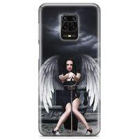 Xiaomi Redmi Note 9s Kılıf Melek Halloween Arka Kapak Koruma Desenli Full Koruyucu