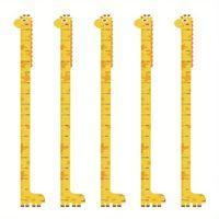 Sevimli Sarı Zürafa Boy Ölçüsü Sticker