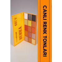 15 Renkli Sedefli Mat Far Paleti - 2'li Set