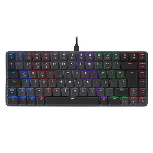 RAMPAGE GRANITE SİYAH/GRİ RED SWİTCH KLAVYE