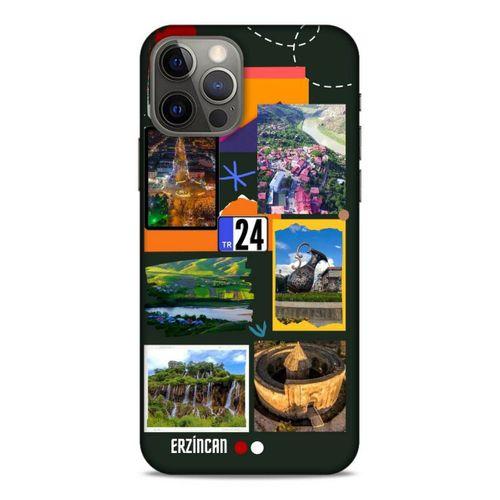 Lopard Apple iPhone 12 Pro Uyumlu Kılıf Şehirli ※ (24) Erzincan Darbe Emici Kılıf