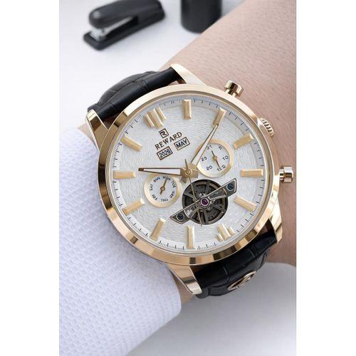 Reward İtalyan Bileklik Hediyeli Deri Kordon Otomatik Mekanizma 5 Atm Erkek Kol Saati W.147667.1