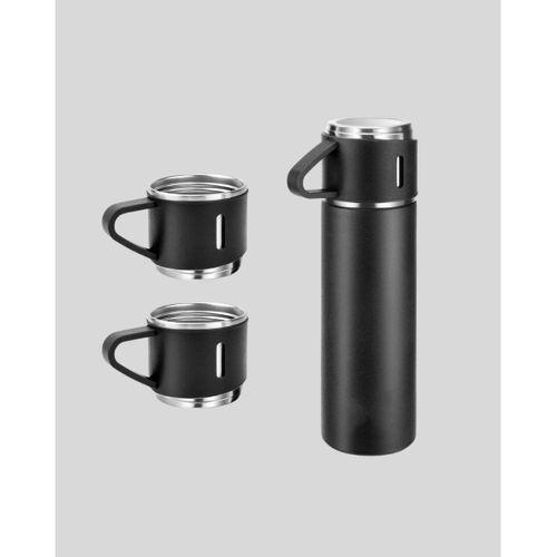 Paslanmaz Çelik 500 ml Termos Seti – 8 Saat Isı Koruma, Vakumlu, Sızdırmaz ve Taşınabilir