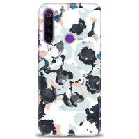 Xiaomi Redmi Note 8 Kılıf HD Baskılı Kılıf - Sanatsal Siyah + Tam Ekran Koruyucu