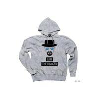 Breaking Bad I am Danger Gri Kapşonlu Sweatshirt Hoodie