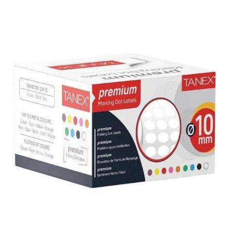 TANEX NOKTA ETİKET 10 MM BEYAZ 5000 Lİ