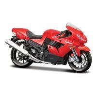 Maisto 1:18 Kawasaki Ninja ZX-14R Model Motor - Kırmızı 39025-02