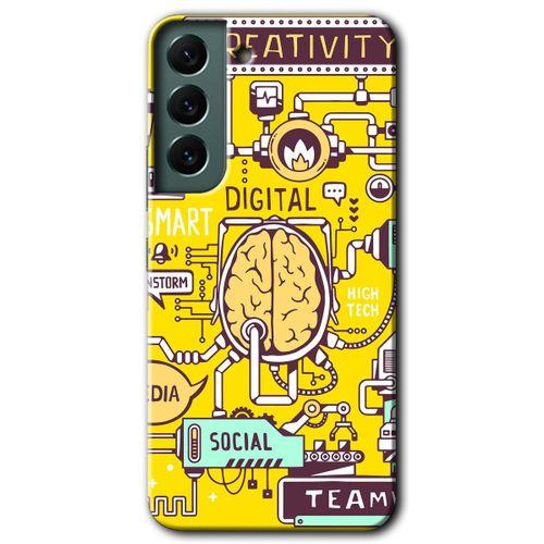 Potkal Hediye Fabrikası Samsung Galaxy S22 Plus Kılıf HD Desen Baskılı Arka Kapak - Smart 2