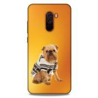 Xiaomi Pocophone F1 Kılıf Köpek Kıyafetleri (28) Arka Kapak Brüksel Griffonu Hırka