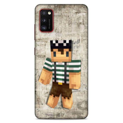 Lopard Samsung Galaxy A41 Uyumlu Kılıf PiXel (48) Bumper Kılıf Bob MC
