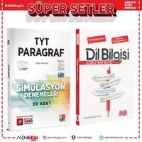 3D TYT Paragraf Deneme ve AKM Dil Bilgisi Soru Bankası Seti 2 Kitap