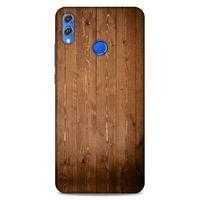 Lopard Huawei Honor 8x Uyumlu Kılıf Wood'X (7) Telefon Kılıfı Baskılı