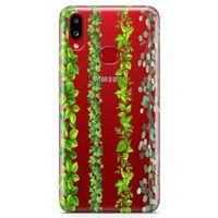 Samsung Galaxy A10s Kılıf Asma Yaprak Arka Kapak Koruma Desenli Full Koruyucu