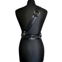 Deri Omuzdan Bağlamalı Bel Kemer  Harness  - Brf915