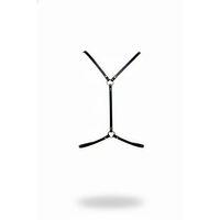 Siyah Kadın Kemer Deri Halka Detaylı Vücut Aksesuarı - Brf202