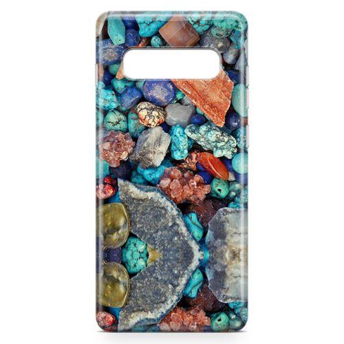 Samsung Galaxy S10 Kılıf Pebbles Taşlı Arka Kapak Koruma Desenli Full Koruyucu