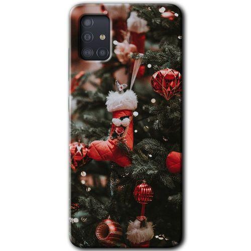 Potkal Hediye Fabrikası Samsung Galaxy A51 Kılıf HD Desen Baskılı Arka Kapak - Happy New Year