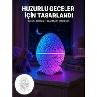 Bluetooth Hoparlör Özellikli 7 Renkli Gece Aydınlatması Yeni Nesil