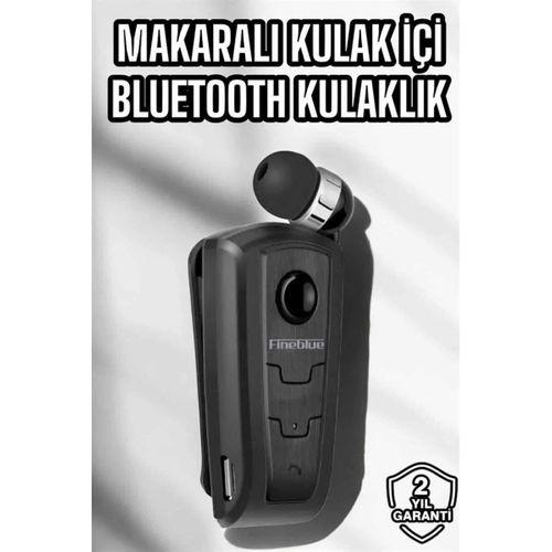 Makaralı Bluetooth Kulaklık Kulak İçi Android İos Uyumlu Titreşimli