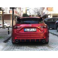Mazda 3 Uyumlu Hatchback Spoiler (Fiber)