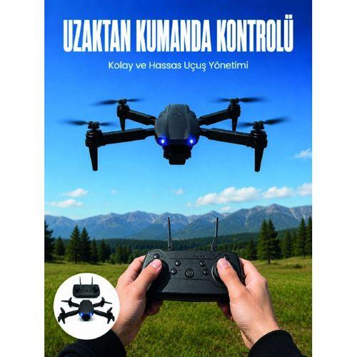 4k Hd Kameralı Katlanabilir Drone Sabit Yükseklik Destekli Uzaktan Kumandalı Drone