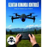 4k Hd Kameralı Katlanabilir Drone Sabit Yükseklik Destekli Uzaktan Kumandalı Drone