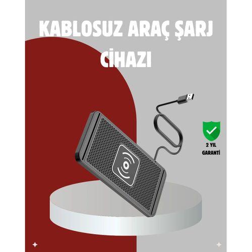 Hızlı Kablosuz Araç Şarj Cihazı – Manyetik Pad, Aşırı Isınma Korumalı