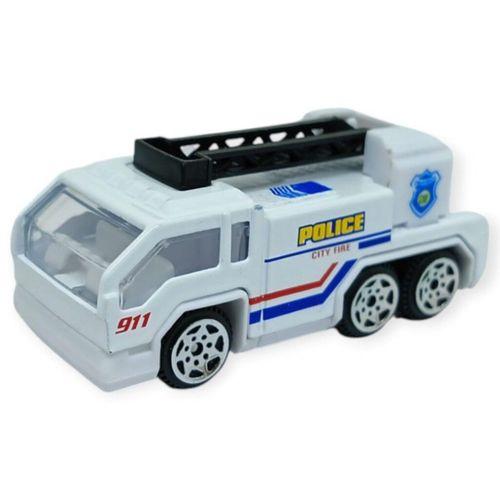 İş Araçları Serisi - Polis Araç Seti 5 Parça 7 cm - TH733