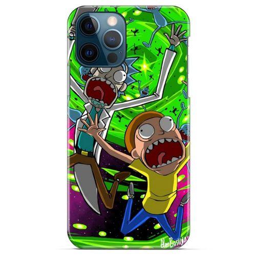 Apple iPhone 13 Pro Max Uyumlu Kılıf Rick And Morty (22) Tam Koruma Kılıfı Nancy