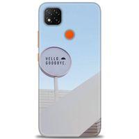 Xiaomi Redmi 9C Kılıf HD Baskılı Kılıf - Hello GoodBye + Tam Ekran Koruyucu