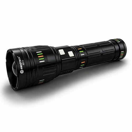 Bedotech Bd-3 60w Tg Led Alüminyum Alaşımlı Zoomlu Type-c Renkli Pil Göstergeli  El Feneri