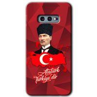 Galaxy S10e Kılıf HD Desen Baskılı Arka Kapak - Atatürkiye