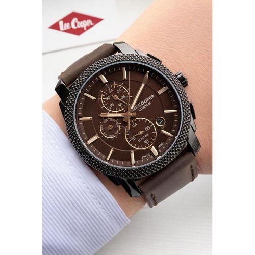 Lee Cooper Deri Kordon İç Fonksiyonları Aktif 5 Atm Suya Dayanıklı Erkek Kol Saati ELC.08331.642