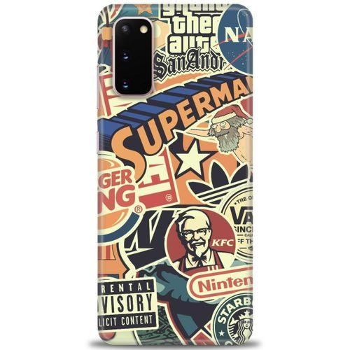 Samsung Galaxy S20 Kılıf HD Baskılı Kılıf - Superman + Tam Ekran Koruyucu