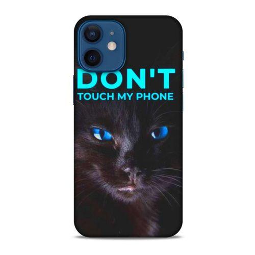 Lopard Apple iPhone 12 Mini Uyumlu Kılıf Kediler (46) Core Armor Kılıf Dokunma