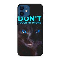 Lopard Apple iPhone 12 Mini Uyumlu Kılıf Kediler (46) Core Armor Kılıf Dokunma