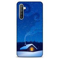 Oppo Realme XT Kılıf Snowix (21) Koruyucu Kapak Parliement Mavi
