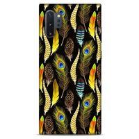 Samsung Galaxy Note 10 Plus Kılıf Desenli Özel Seri Tüyler (7) Telefon Kılıfı