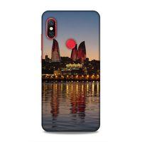 Xiaomi Redmi Note 6 Pro Uyumlu Kılıf Azarbaijan (28) Arka Kapak Alov Kuleleri