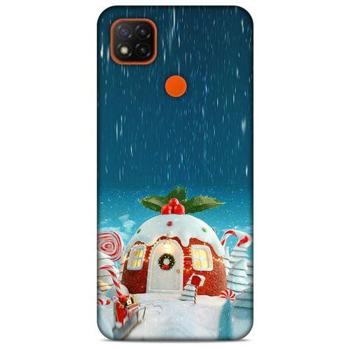 Xiaomi Redmi 9C Kılıf Snowix (14) Lansman Kılıf Beyaz Kırmızı