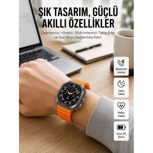 2025 Model Gelişmiş Özellikli Nabız Sensörlü Spor Takibi Yapabilen Titreşimli Saat
