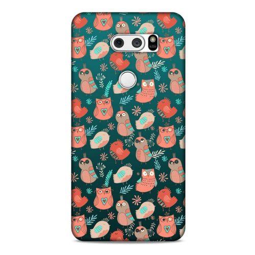 Baykuşlar (21) Desenli Silikon Kapak Telefon Kabı LG K40S Kılıf