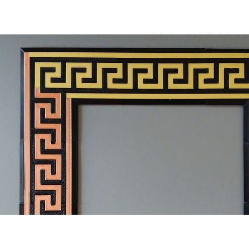 Özelleştirilebilir Birleşik Yunan Anahtar Çerçevesi 3D Baskı (Bu ürün Sadece Plastik parçadır - Almadan Önce Soru Sorabilirsiniz)