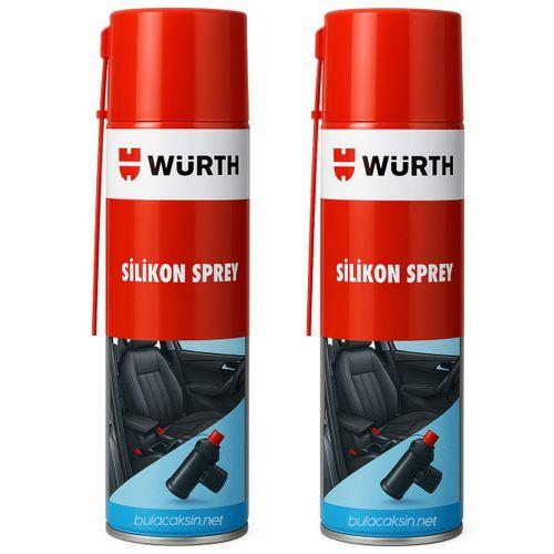 Würth Silikon Sprey 500 ml - 2 ADET