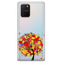 Samsung Galaxy A91 Kılıf Meyve Bahçeleri Arka Kapak Koruma Desenli Full Koruyucu